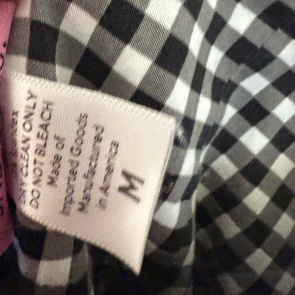 Vixen by Micheline Pitt Black and White Gingham Midi Dress - Picture 6 of 11